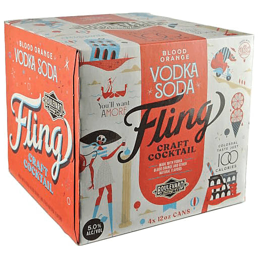 Fling Blood Orange 4Pk Can — Mixers & Accessories