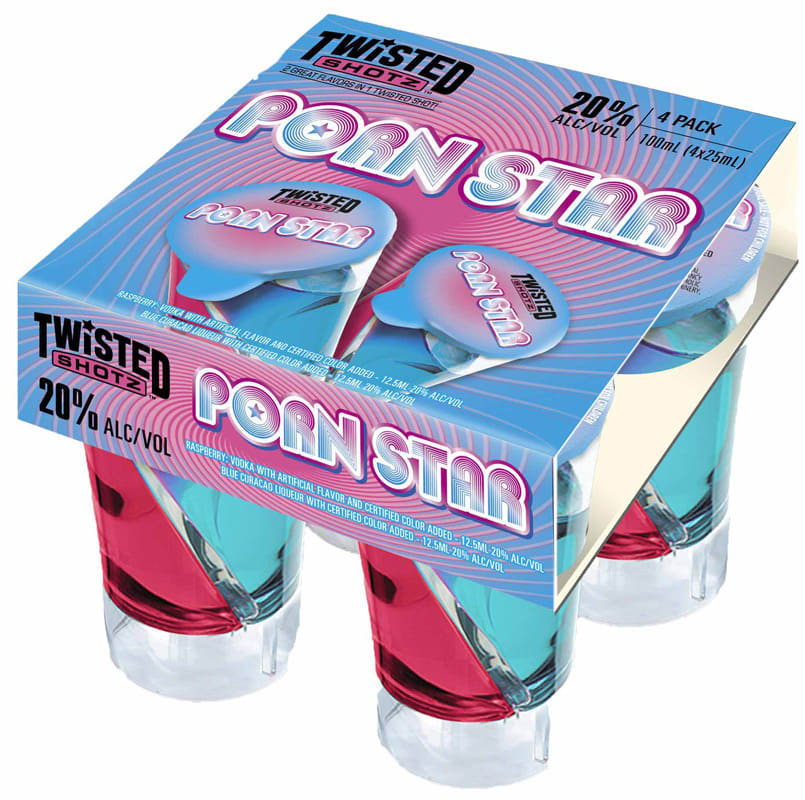 Twisted Shots Porn Star 4Pk — Wine