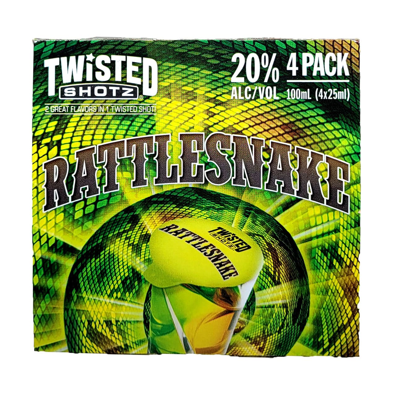Twisted Shots Rattlesnake 4Pk — Wine