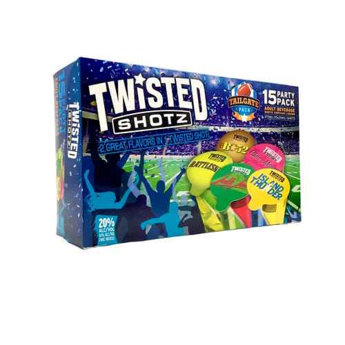 Twisted Shots Blue Party 15Pk — Wine