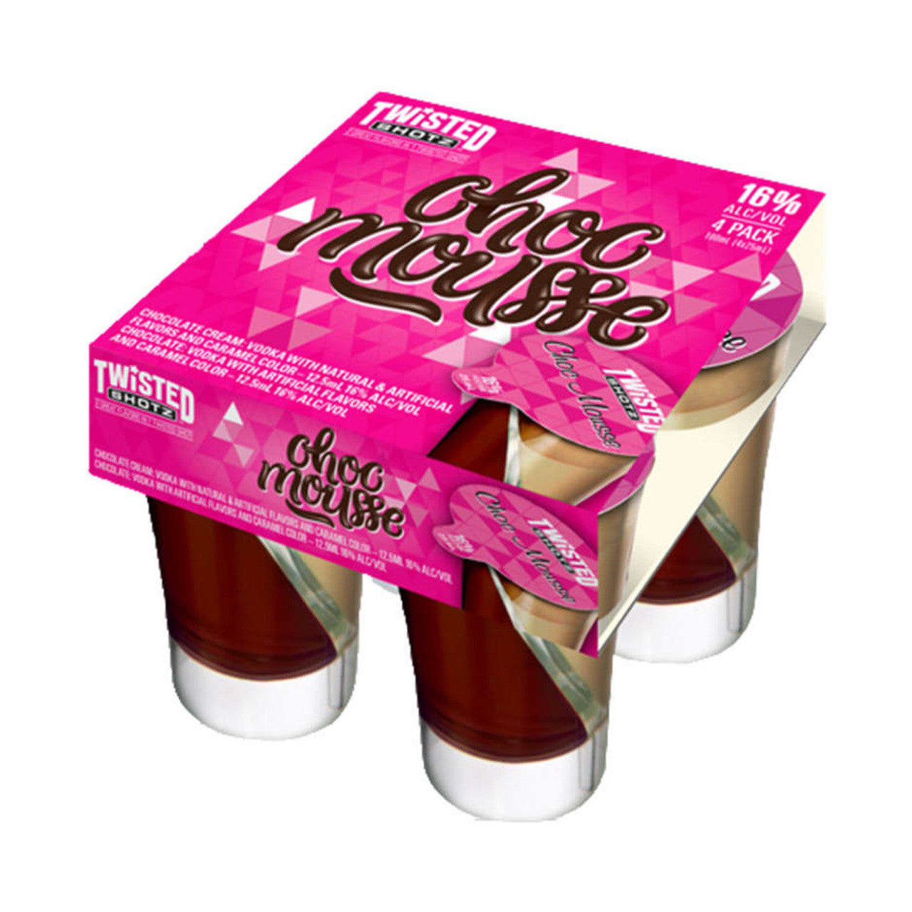 Twisted Shots Choc Mousse 4Pk — Wine