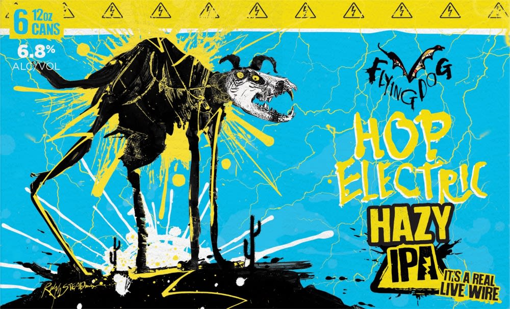 Flyingdog Hop Electric Hazy Ipa 6Pk — Beer