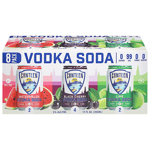 Canteen Vod/Soda  Vrty 8Pk — Wine