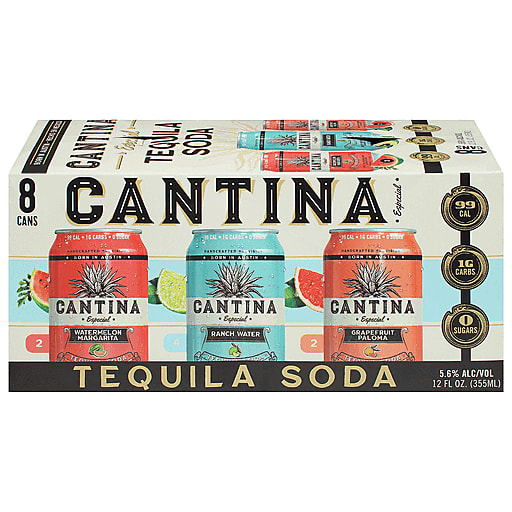Canteen Teq/Soda  Vrty 8Pk — Wine