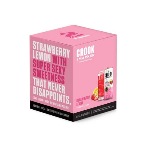 Crook Strawberry 4Pk Can — Mixers & Accessories