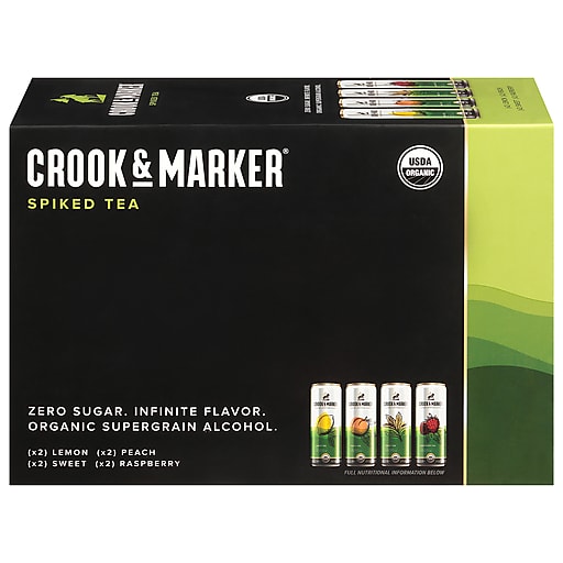 Crook  M Spiked Tea 8Pk Can — Mixers & Accessories