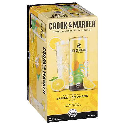 Crook  M Spiked Lemonade  8Pk Can — Mixers & Accessories
