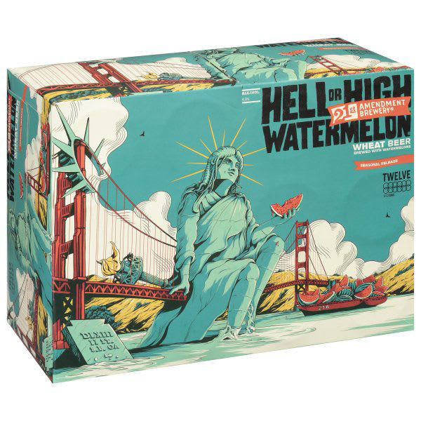 21St Ammendment Watermelon 12Pk — Beer
