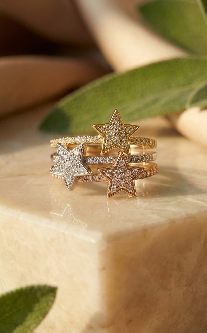 Cascade Ring Trio