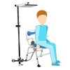 shower chair with arms