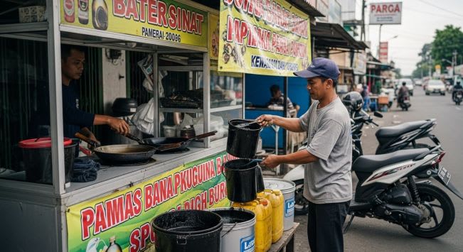 pengepul minyak jelantah di jakarta barat