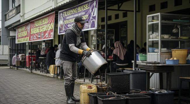 pengepul minyak jelantah di cengkareng