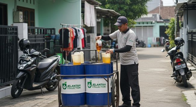 Pengepul Minyak Jelantah di daan mogot