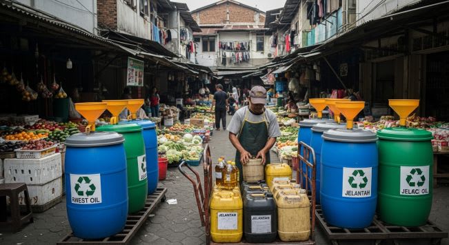 Pengepul Minyak Jelantah di taman sari CUREAHH