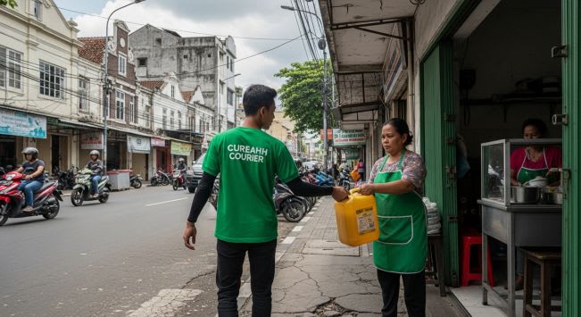Perbandingan layanan dan harga CUREAHH pengepul tangan pertama versus pengepul biasa dan tengkulak keliling