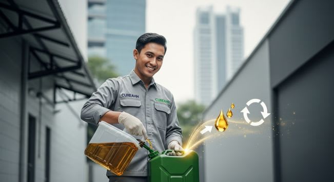 Proses pengolahan minyak jelantah menjadi biodiesel - Dampak positif lingkungan Cureahh
