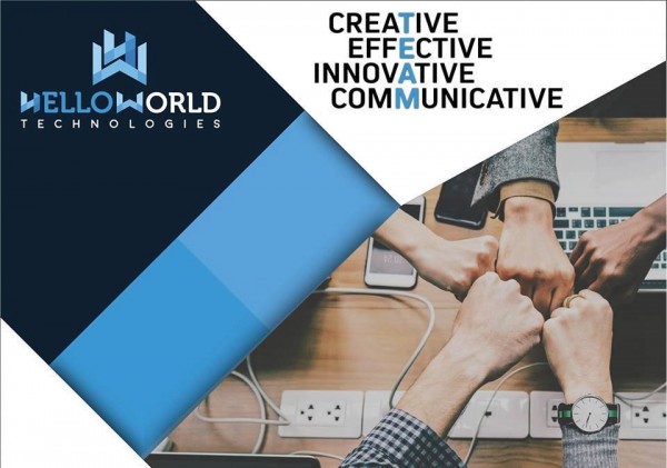Hello world technologies logo