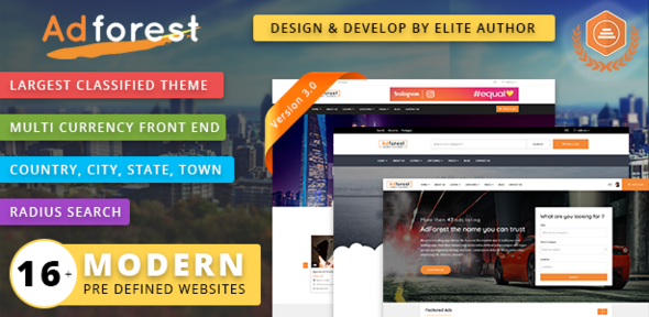 Classified Ads Theme - Adforest logo