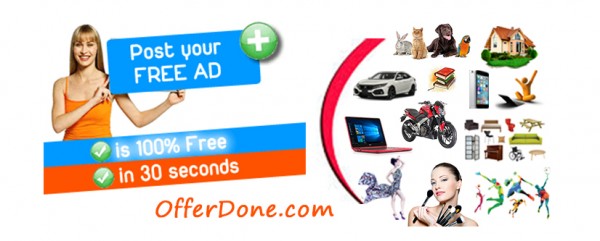 OfferDone A Free classified | Ads Posting Website logo