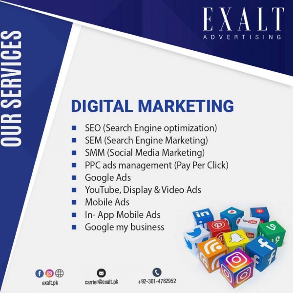 Exalt advertising logo