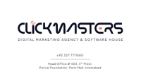 Clickmasters software development company logo