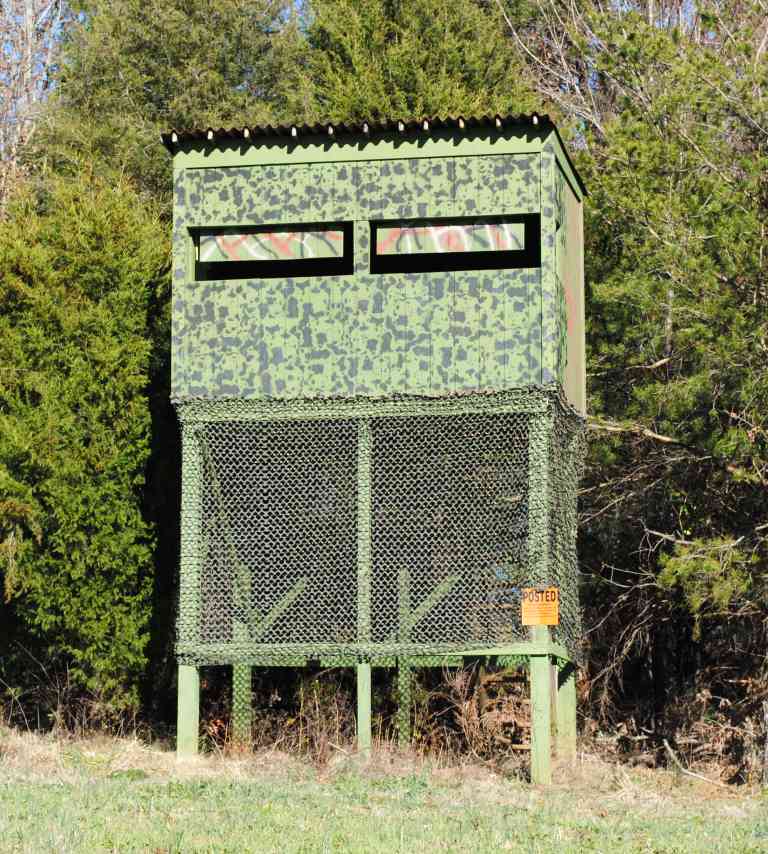 Hillcrest deer blind at the north field