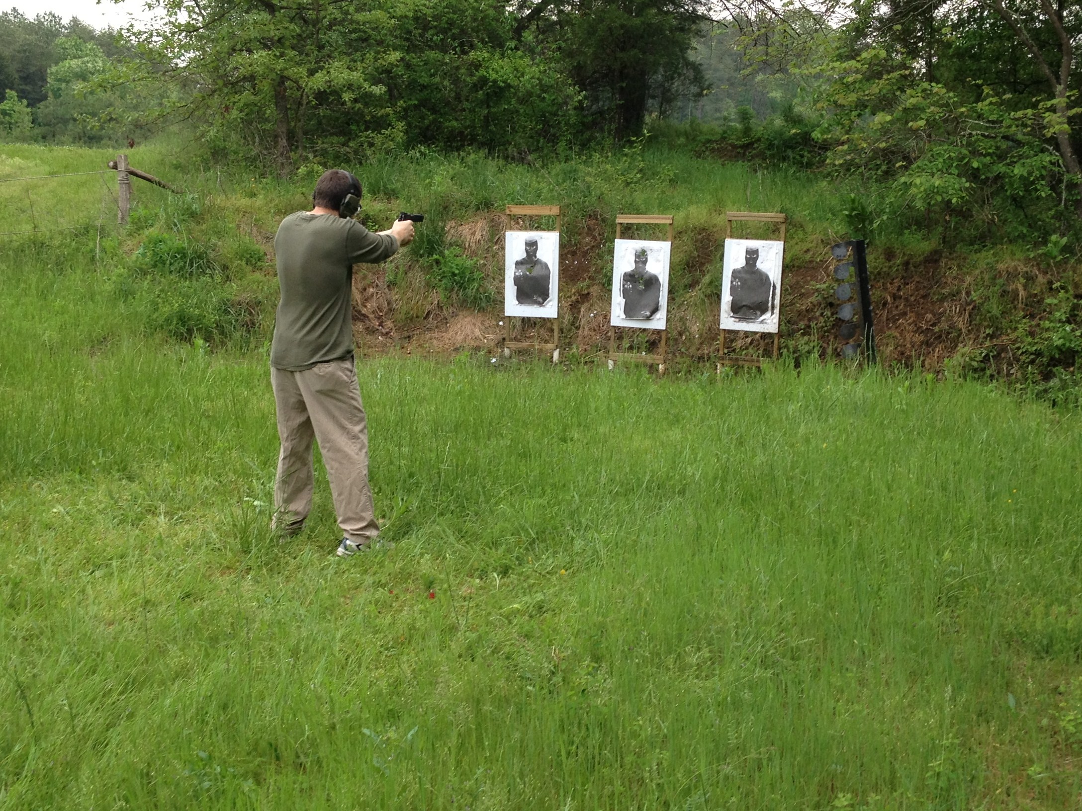 Practice at the Hillcrest range