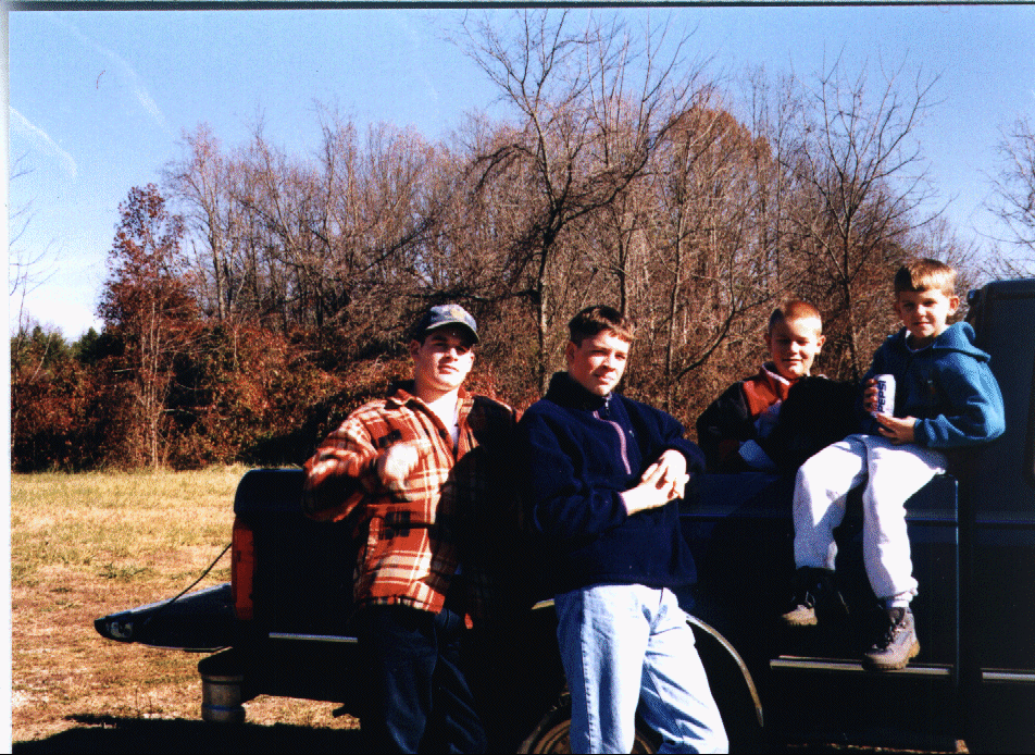 Four Deitrick boys