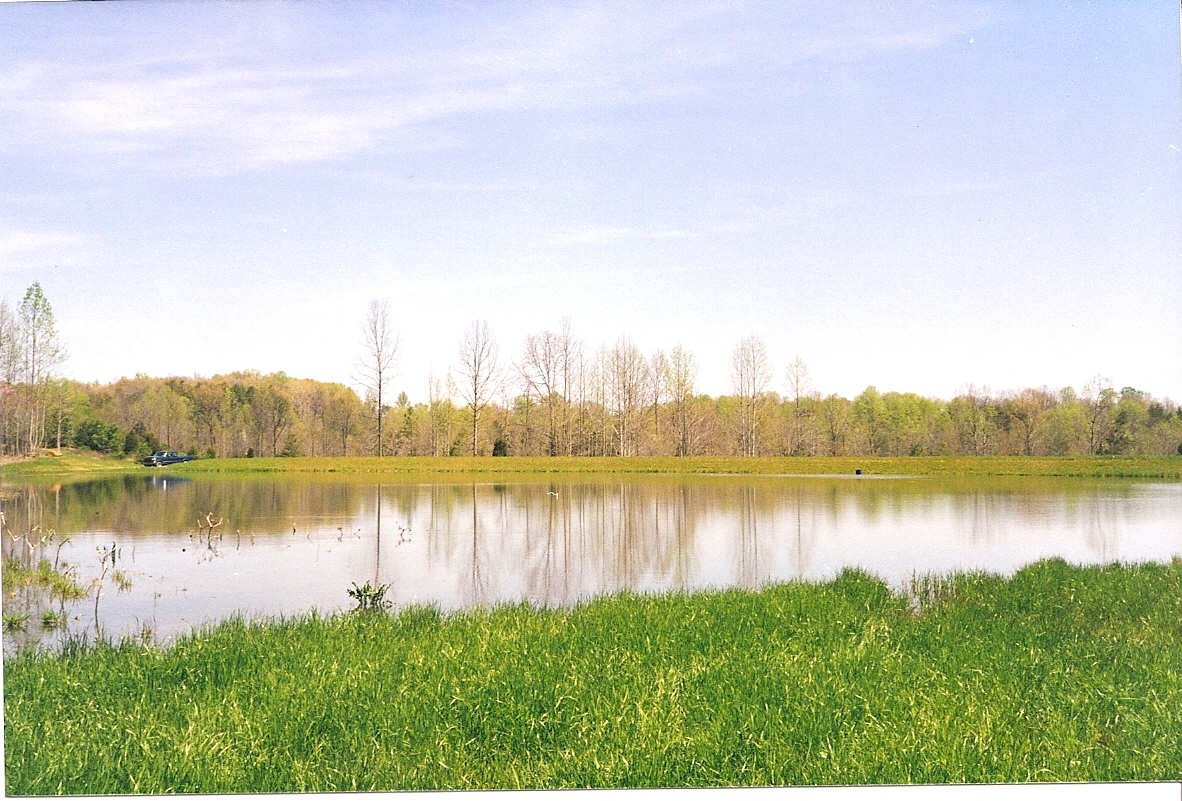 Early construction of the Hillcrest pond