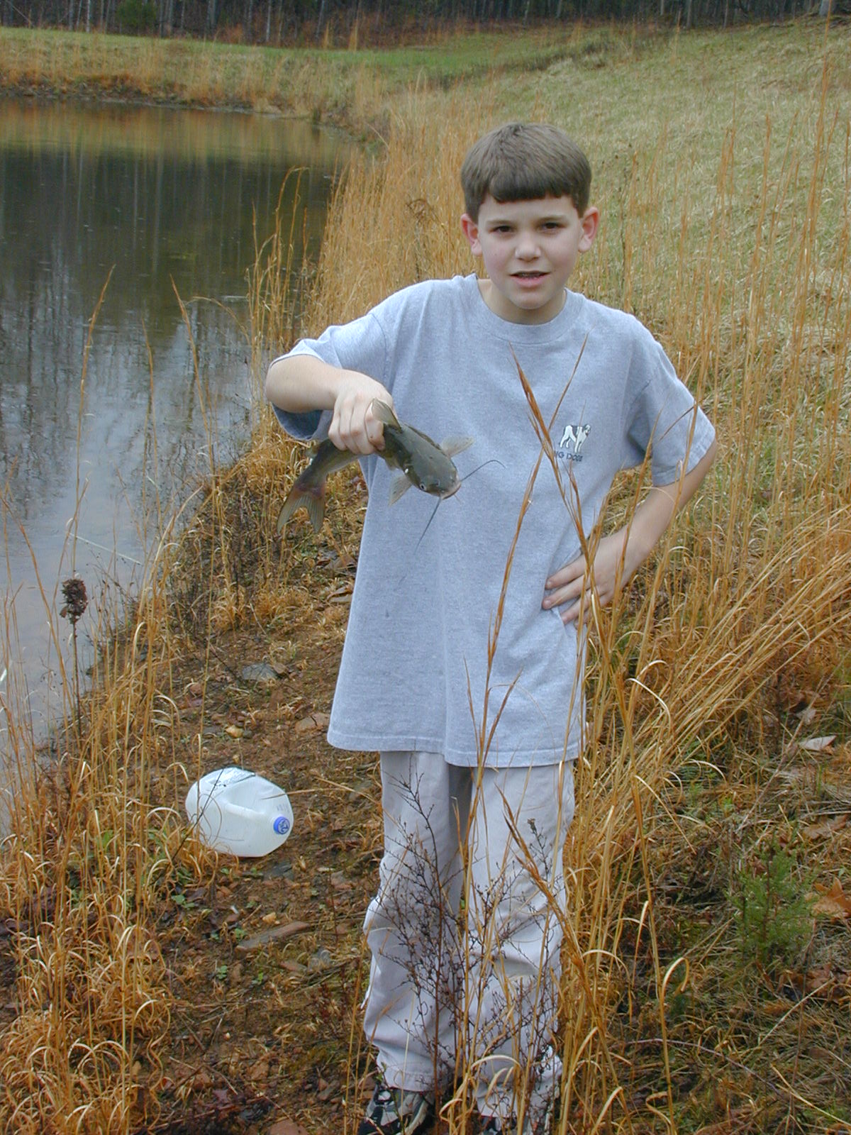 Andrew and catfish at Hillcrest
