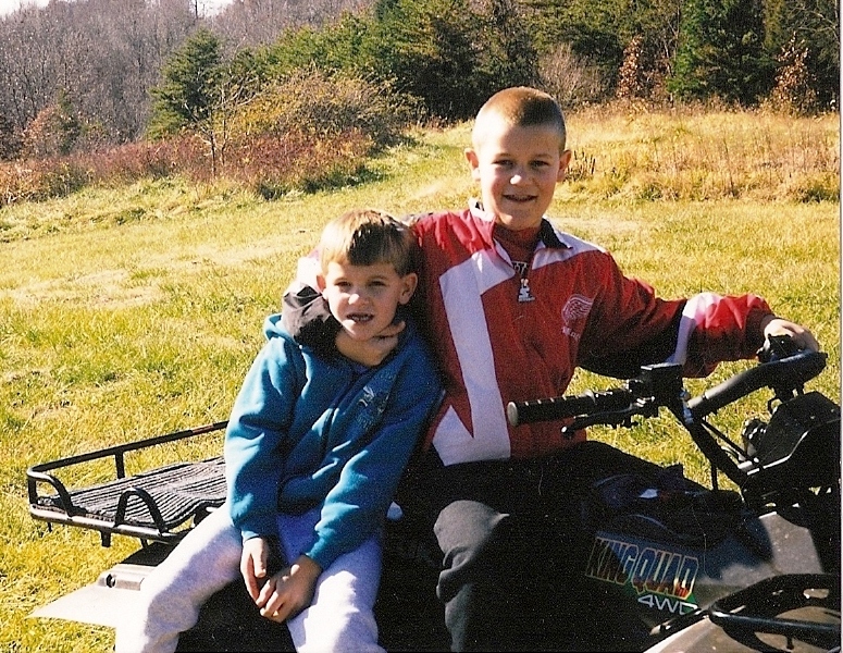 Boys on a four wheeler at Hillcrest