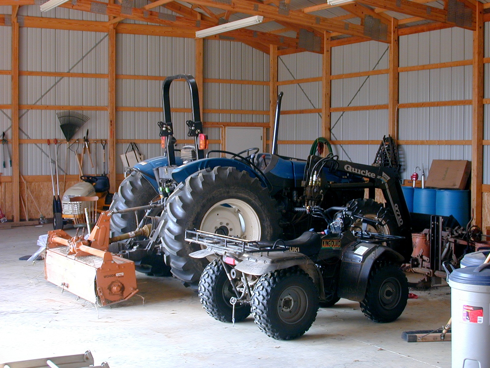 Tractor at Hillcrest Farm