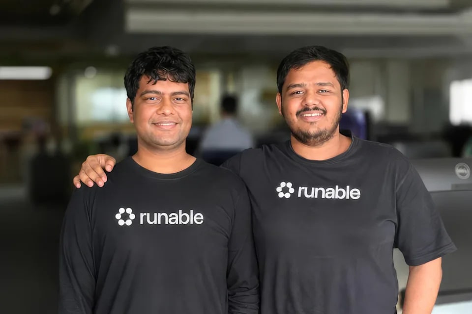 Runable founder Umesh Kumar (CEO) and Saksham Sarda