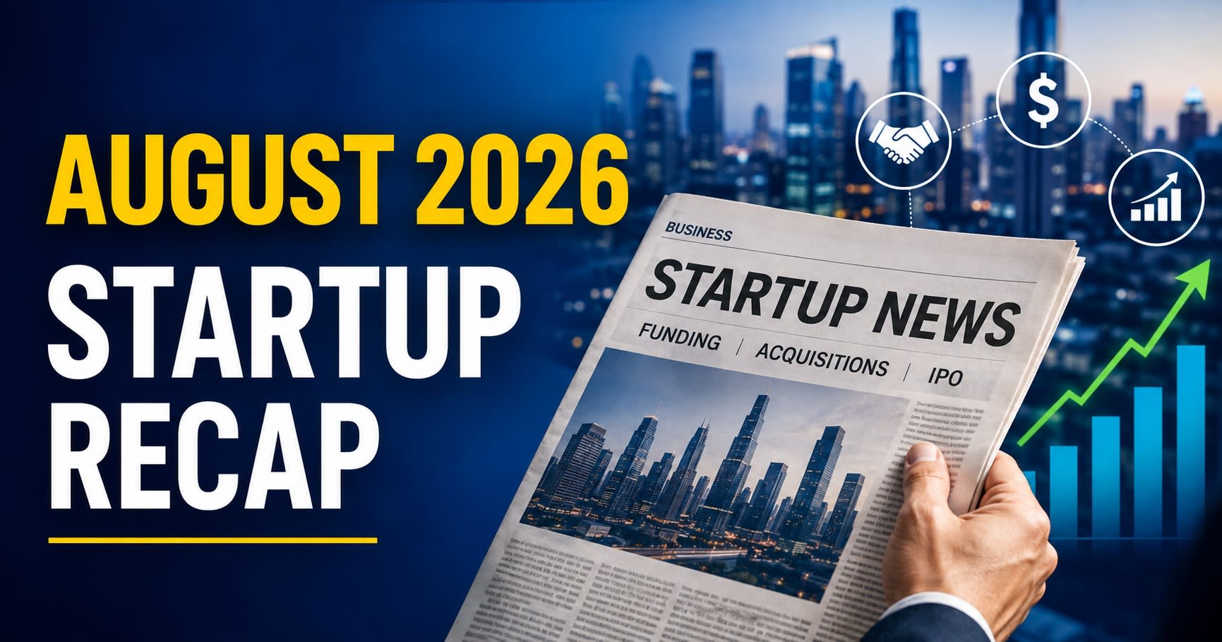 August 2026 Startup News Recap: Every Major Funding Round, Acquisition and IPO Update
