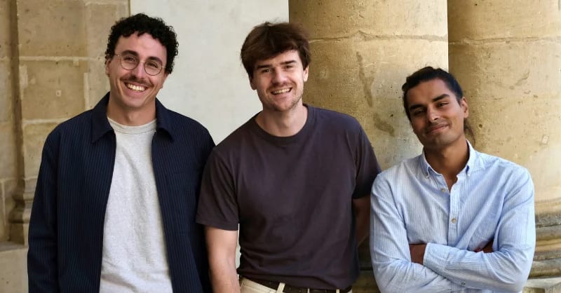 Gradient co-founder Rohan Krishan, Alexandre Sauvage, and CTO Arthur Himmel