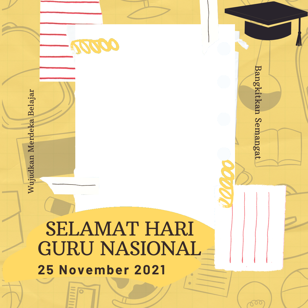 Unduh Twibbon Hari Guru Nasional Keren Gratis buatan Hanida Ulfah