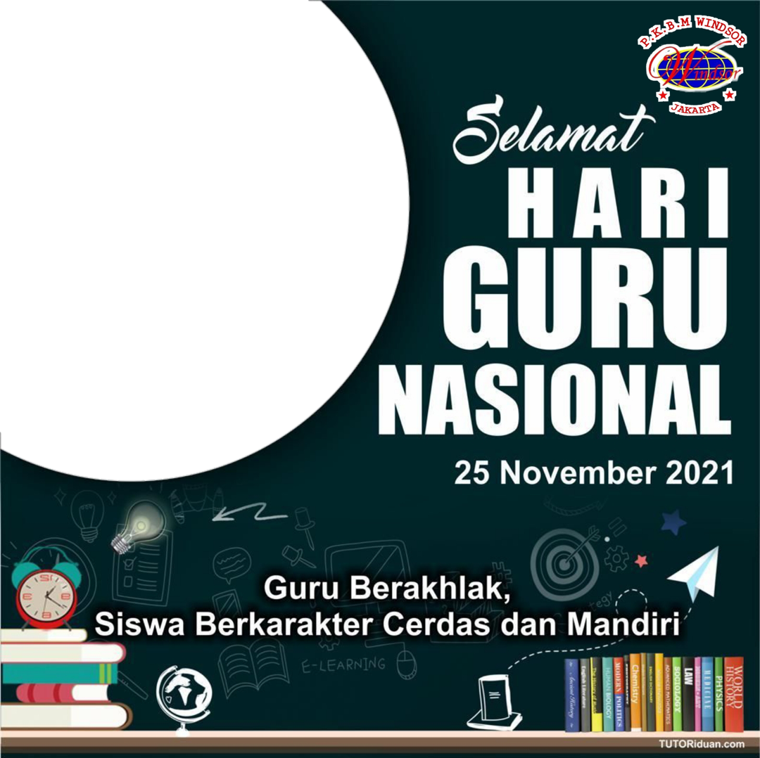 Unduh Twibbon Hari guru Keren Terbaru buatan nenk Bella