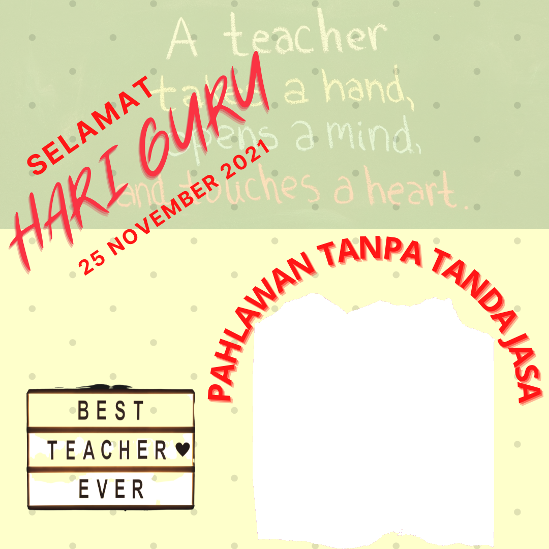Unduh Twibbon Selamat Hari Guru Keren Terbaru buatan Astari Gita Anjani
