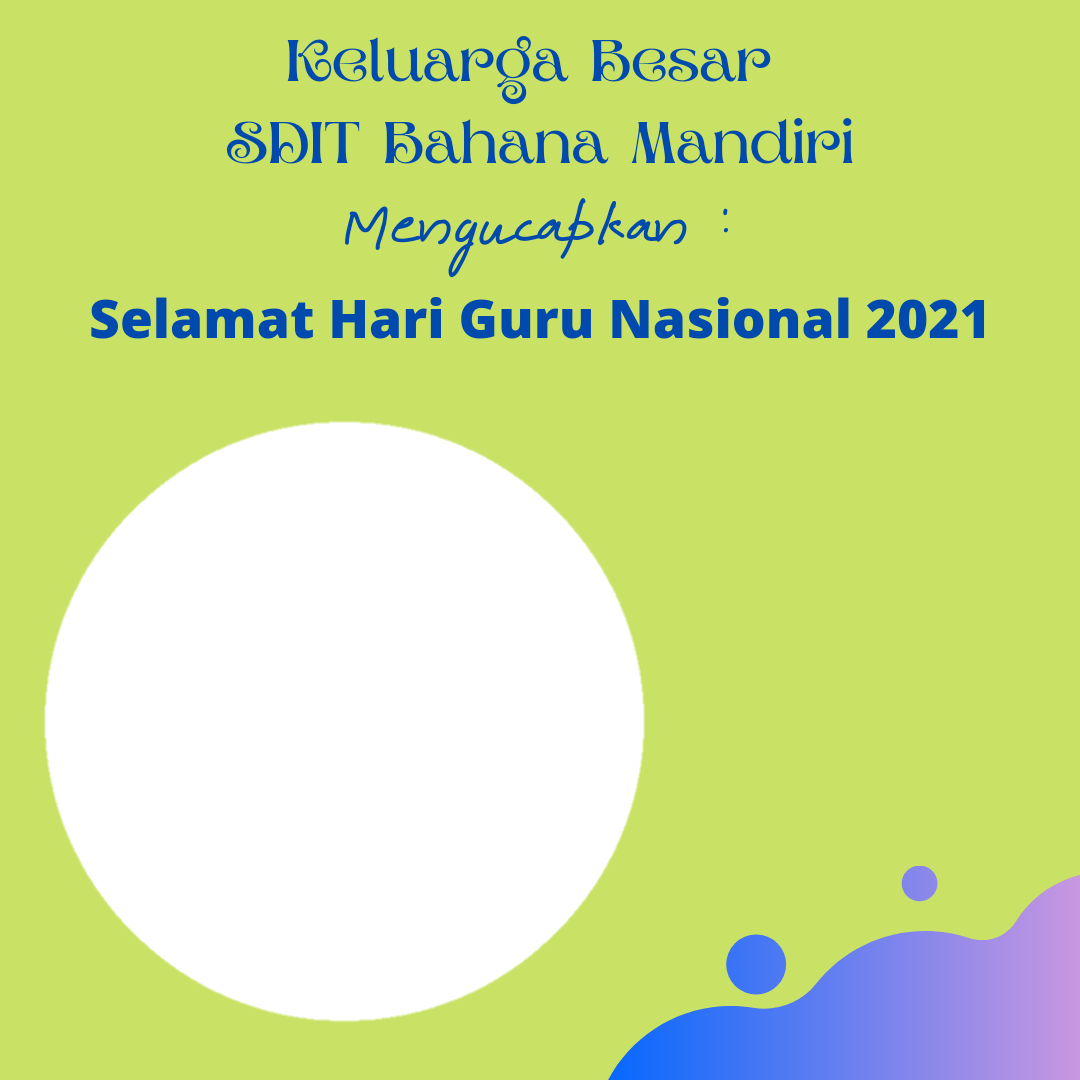 Unduh Twibbon Selamat Hari Guru Nasional Keren Terbaru buatan Anas PRNU Cibening