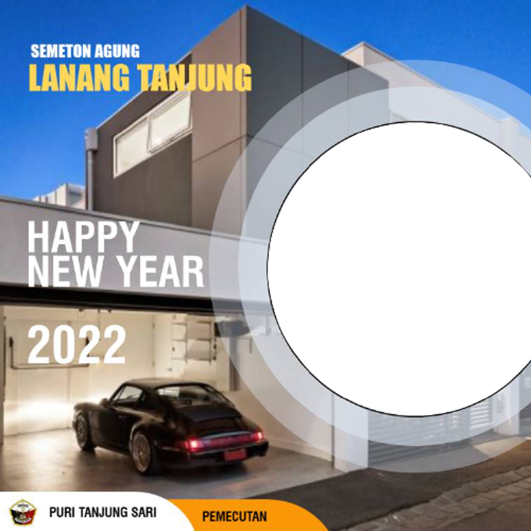 Unduh Twibbon Happy New Year Keren Terbaru buatan Agung Sutapa