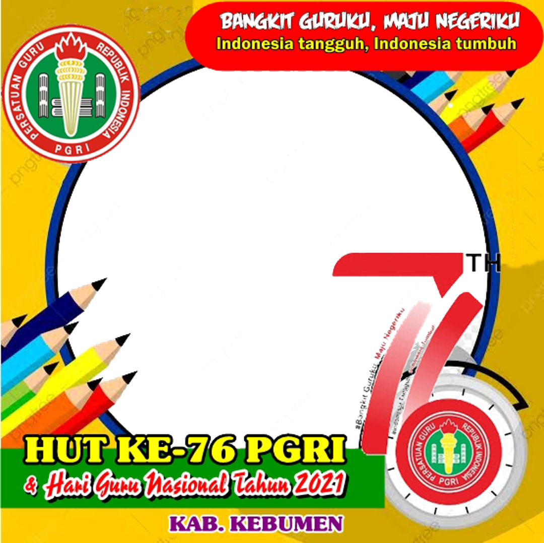 Unduh Twibbon hutpgri Keren Gratis buatan edy sayogyo