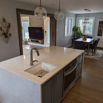 Modern Farmhouse Kitchen View 2