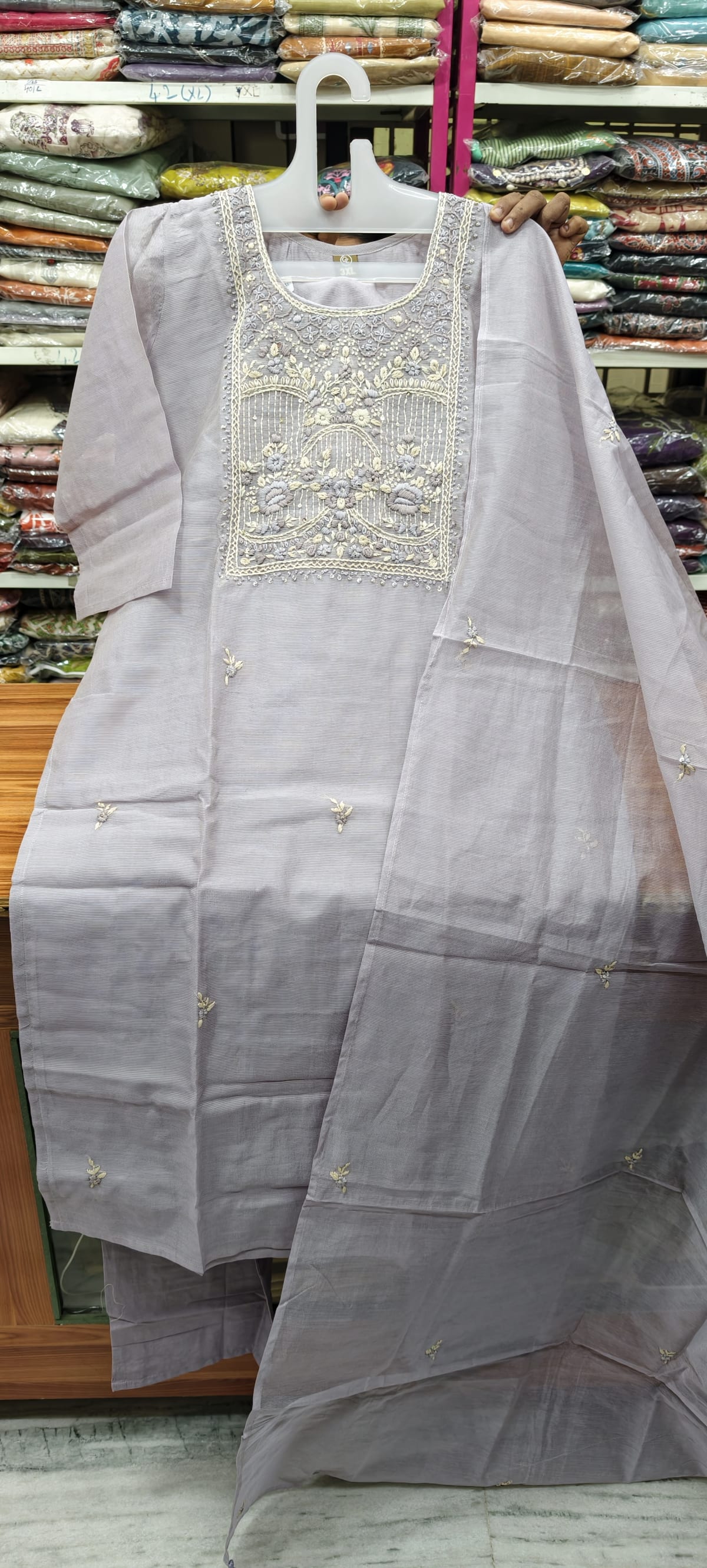 Kota Cotton strightcut 3pc dress premium
