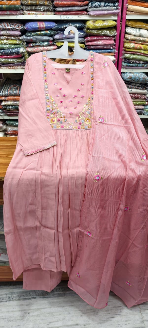 Mulchanderi very premium 3pc dress