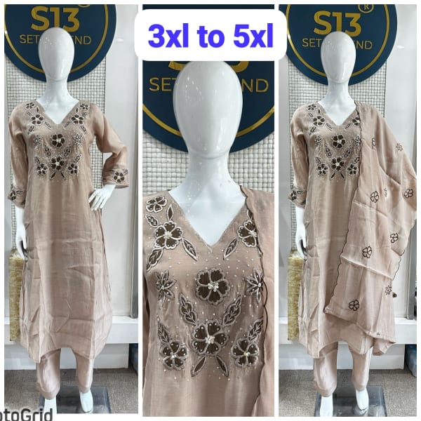 MulChanderi Aline 3pc dress