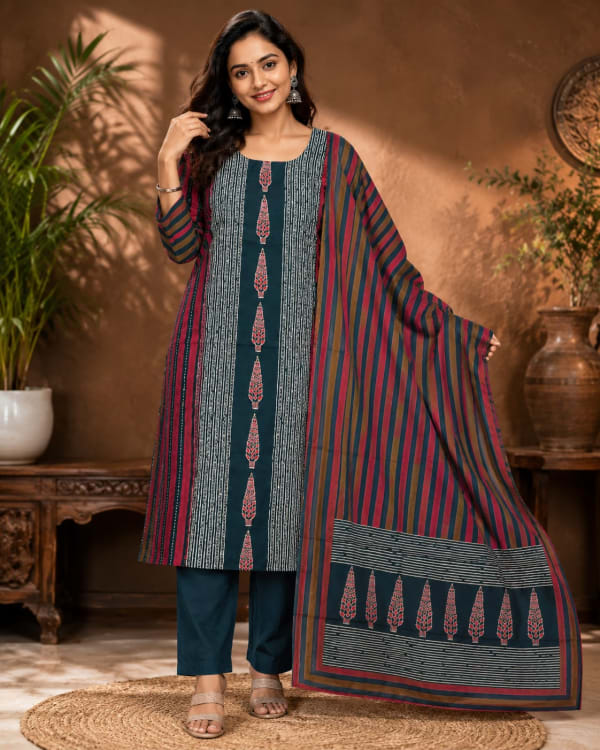 Muslin Highest quality 3pc Dresses designer one