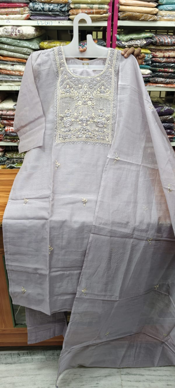 Kota Cotton strightcut 3pc dress premium