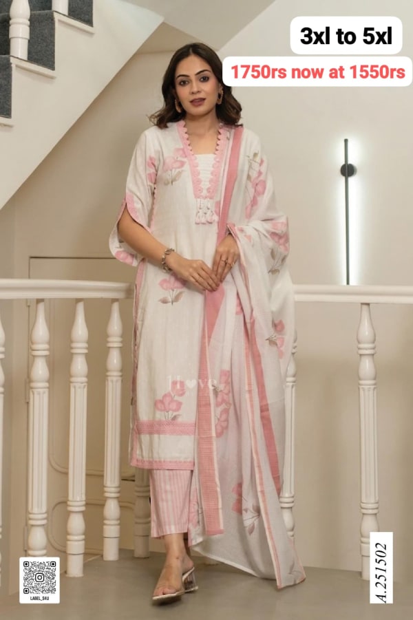 mulcotton Designer stylish lays work