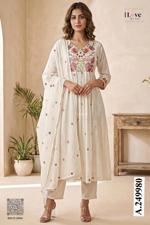 MulCotton A line 3pc Dresses