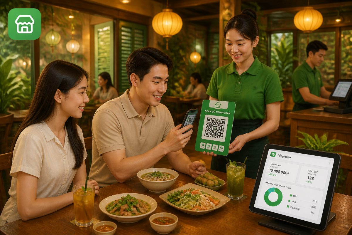 Minh họa quy trình quản lý nhà hàng